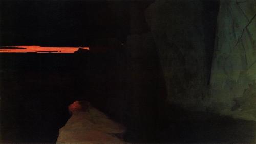 Страна смерти. Августовская ночь в Ледовитом океане. 1903. Музей Арктики и Антарктики, Санкт-Петербург